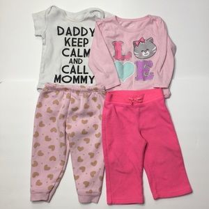 12 month baby girl clothes lot